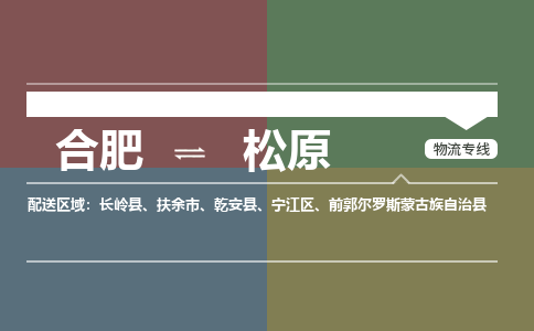 合肥到扶余市物流公司-合肥到扶余市专线-专人负责