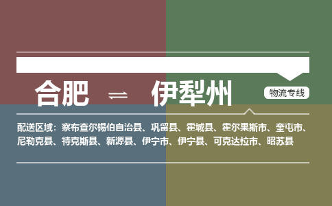 合肥到伊犁州物流公司-合肥到伊犁州货运公司-物流专线（今日/报价）