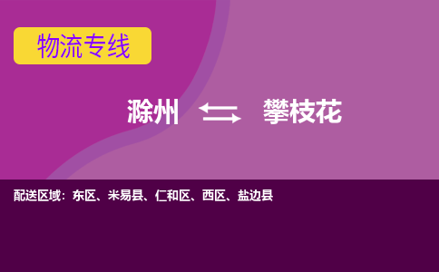 滁州到攀枝花物流公司-滁州到攀枝花物流专线-车辆实时定位