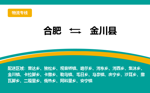 合肥到金川县物流-合肥到金川县物流公司-专线完美之选-