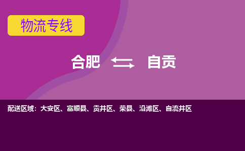 合肥到自贡物流公司-合肥到自贡专线-专人负责