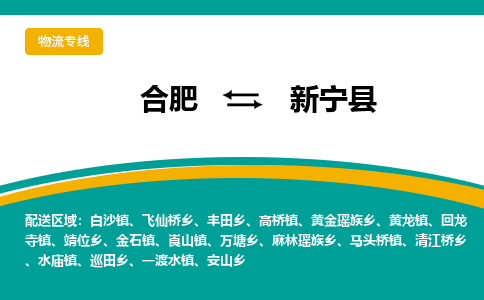 合肥到新宁县物流公司-合肥到新宁县专线-专人负责